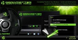 Темы для Windows 7: Hyperdesk - DarkMatter [3 темы] (2010)