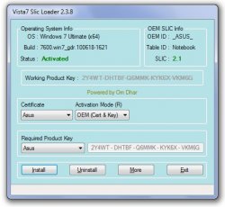 Активатор для всех Windows 7 / Vista Slic Loader