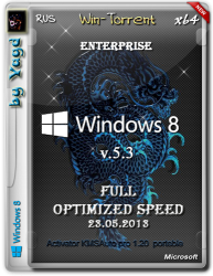Windows 8 Enterprise Full by Yagd Optimized Speed (23 мая 2013)