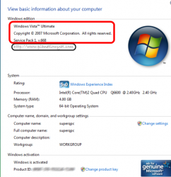 Windows Vista with Service Pack 1 на русском - оригинальный образ