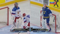 Хоккей. Чемпионат Мира-2014. 1/2 финала: Россия - Швеция (2014)