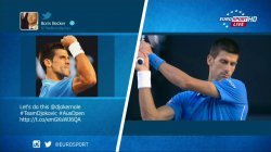 Теннис. Australian Open 1/2 финала. Новак Джокович - Станислав Вавринка (30 января 2015)